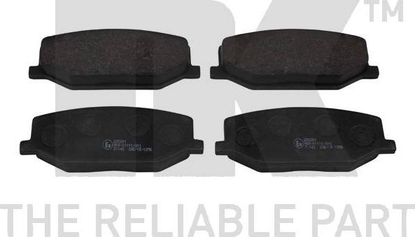 NK 225201 - Brake Pad Set, disc brake www.autospares.lv