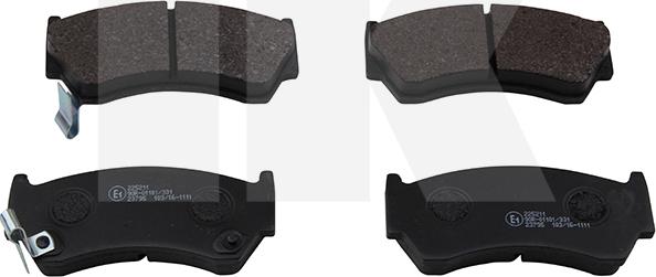 NK 225211 - Brake Pad Set, disc brake www.autospares.lv