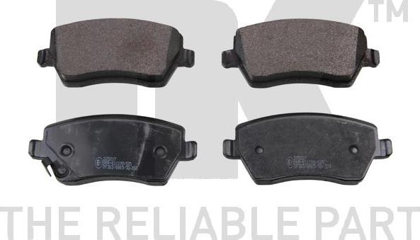 NK 225217 - Brake Pad Set, disc brake www.autospares.lv