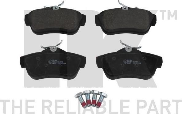 NK 221964 - Brake Pad Set, disc brake www.autospares.lv