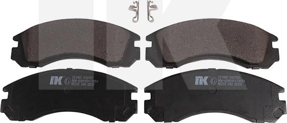 NK 221965 - Brake Pad Set, disc brake www.autospares.lv