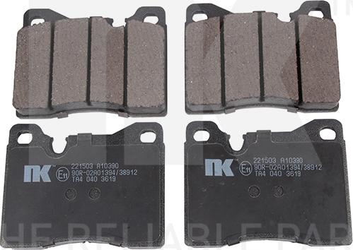 NK 221503 - Brake Pad Set, disc brake www.autospares.lv