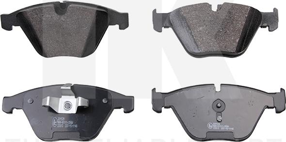 NK 221539 - Brake Pad Set, disc brake www.autospares.lv