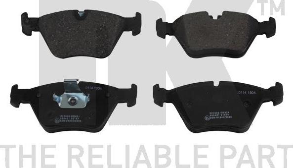 NK 221528 - Brake Pad Set, disc brake www.autospares.lv