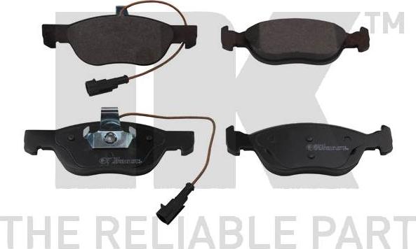 NK 221017 - Brake Pad Set, disc brake www.autospares.lv