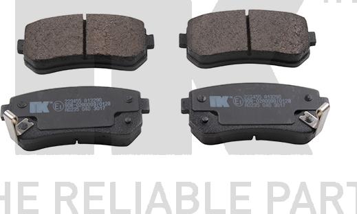 NK 223455 - Brake Pad Set, disc brake www.autospares.lv