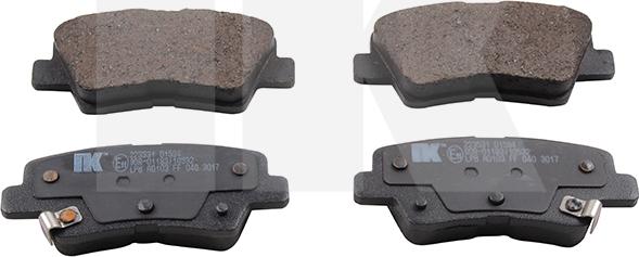 NK 223531 - Brake Pad Set, disc brake www.autospares.lv