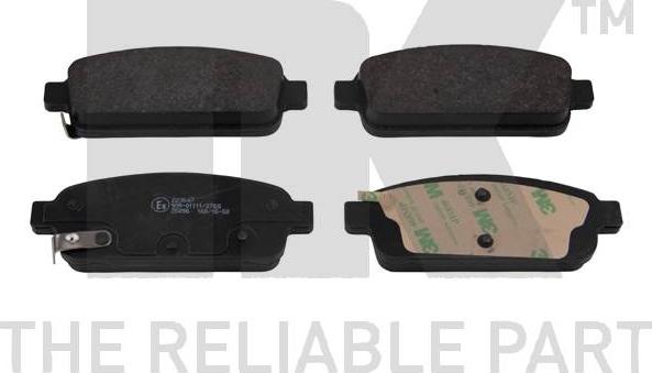 NK 223647 - Brake Pad Set, disc brake www.autospares.lv