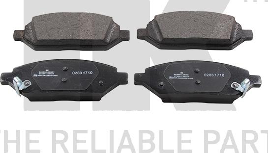 NK 223655 - Brake Pad Set, disc brake www.autospares.lv