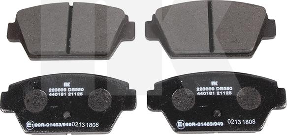 NK 223009 - Brake Pad Set, disc brake www.autospares.lv