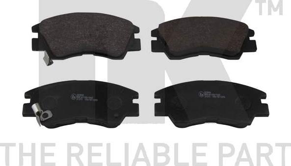 NK 223006 - Brake Pad Set, disc brake www.autospares.lv