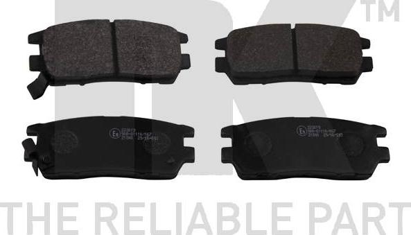 NK 223019 - Brake Pad Set, disc brake www.autospares.lv