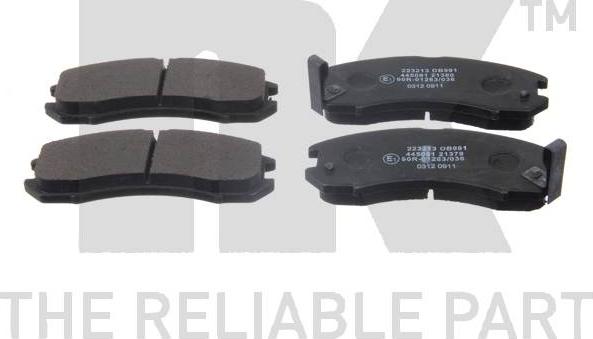 NK 223213 - Brake Pad Set, disc brake www.autospares.lv