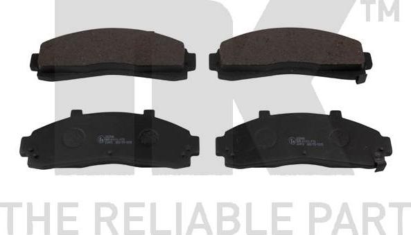 NK 222546 - Brake Pad Set, disc brake www.autospares.lv