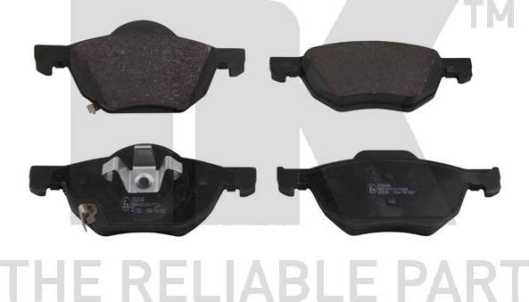 NK 222636 - Brake Pad Set, disc brake www.autospares.lv