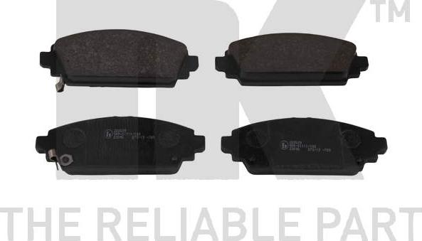 NK 222629 - Brake Pad Set, disc brake www.autospares.lv