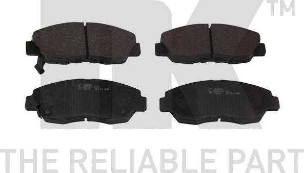 NK 222623 - Brake Pad Set, disc brake www.autospares.lv