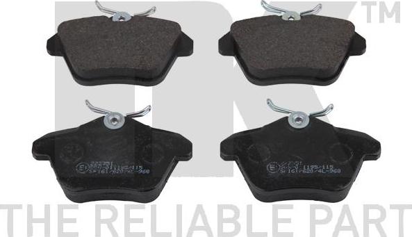 NK 222351 - Brake Pad Set, disc brake www.autospares.lv