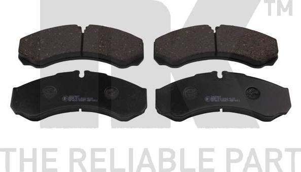 NK 222367 - Brake Pad Set, disc brake www.autospares.lv