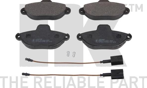 NK 222385 - Brake Pad Set, disc brake www.autospares.lv