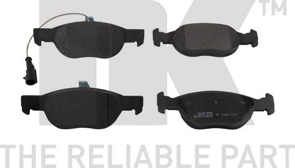 NK 222339 - Brake Pad Set, disc brake www.autospares.lv