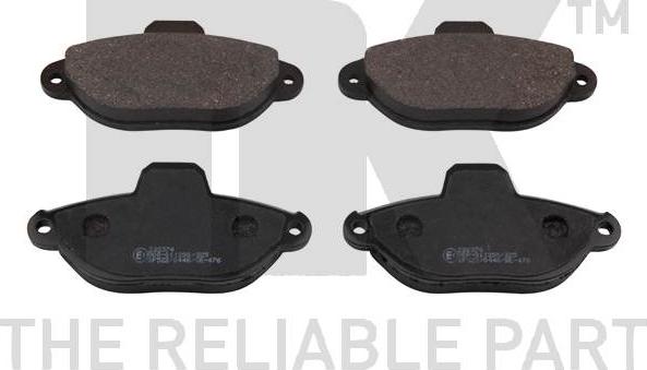 NK 222374 - Brake Pad Set, disc brake www.autospares.lv