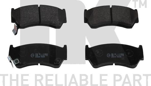 NK 222244 - Brake Pad Set, disc brake www.autospares.lv