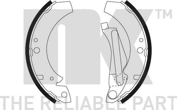 NK 2747266 - Bremžu loku komplekts www.autospares.lv