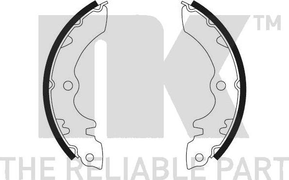 NK 2752433 - Brake Shoe Set www.autospares.lv