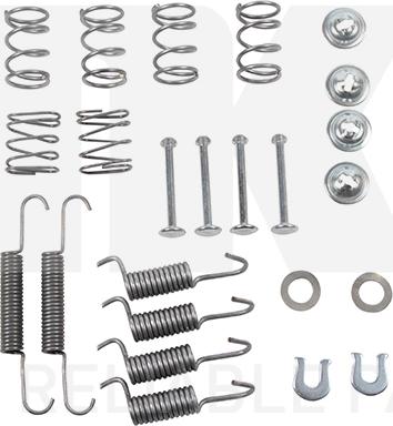 NK 7944871 - Piederumu komplekts, Stāvbremzes mehānisma bremžu loks www.autospares.lv