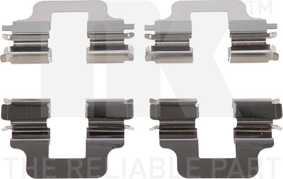 NK 79481712 - Accessory Kit for disc brake Pads www.autospares.lv