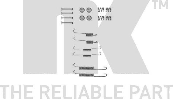 NK 7919591 - Piederumu komplekts, Bremžu loki www.autospares.lv