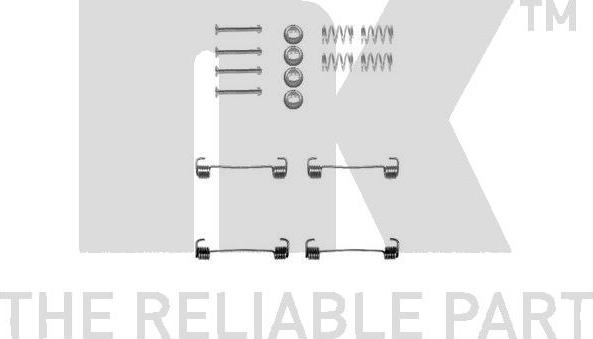 NK 7915619 - Piederumu komplekts, Stāvbremzes mehānisma bremžu loks autospares.lv