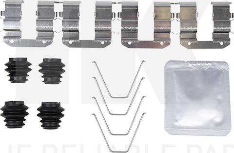 NK 79341700 - Accessory Kit for disc brake Pads www.autospares.lv