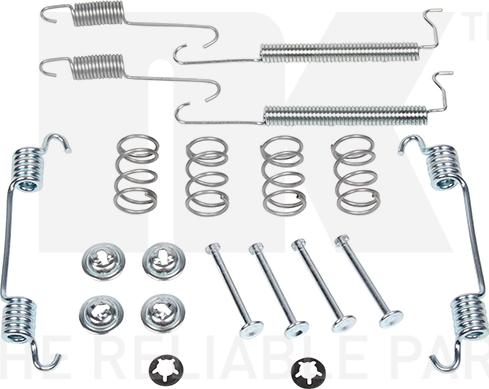 NK 7936710 - Piederumu komplekts, Stāvbremzes mehānisma bremžu loks www.autospares.lv