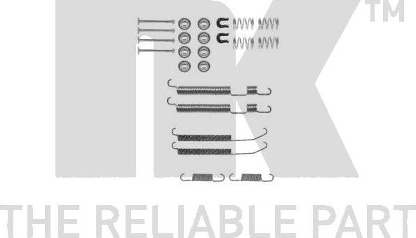 NK 7930759 - Piederumu komplekts, Bremžu loki autospares.lv