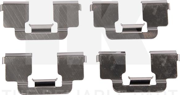 NK 79371733 - Accessory Kit for disc brake Pads www.autospares.lv