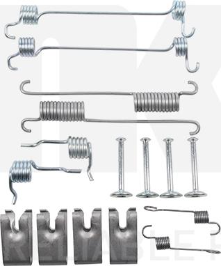 NK 7925751 - Piederumu komplekts, Stāvbremzes mehānisma bremžu loks www.autospares.lv