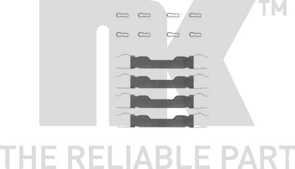 NK 7923909 - Piederumu komplekts, Disku bremžu uzlikas autospares.lv
