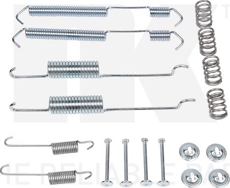 NK 7923691 - Piederumu komplekts, Stāvbremzes mehānisma bremžu loks www.autospares.lv