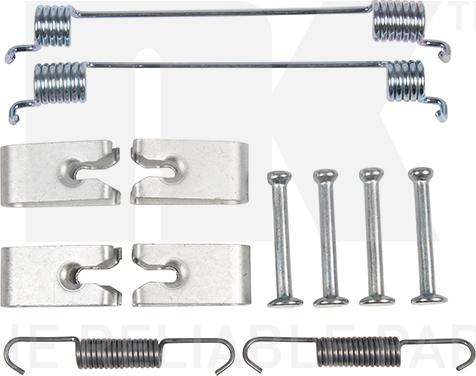 NK 7923866 - Accessory Kit, brake shoes www.autospares.lv