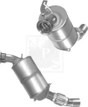 NPS B435W01 - Nosēdumu / Daļiņu filtrs, Izplūdes gāzu sistēma www.autospares.lv