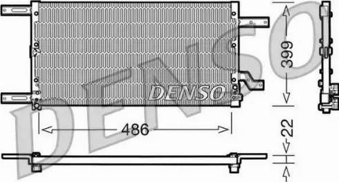 NPS DCN01021 - Kondensators, Gaisa kond. sistēma www.autospares.lv