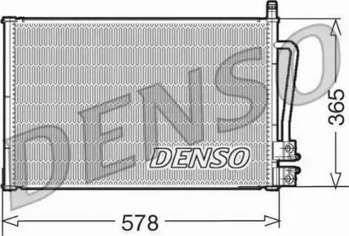 NPS DCN10008 - Kondensators, Gaisa kond. sistēma autospares.lv