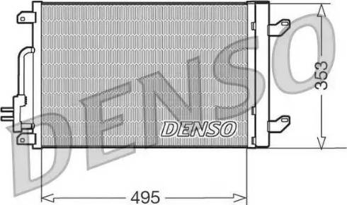 NPS DCN13015 - Kondensators, Gaisa kond. sistēma www.autospares.lv