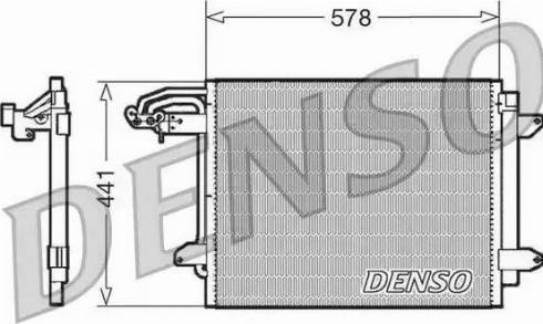 NPS DCN32030 - Kondensators, Gaisa kond. sistēma www.autospares.lv