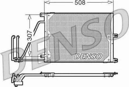 NPS DCN20030 - Kondensators, Gaisa kond. sistēma autospares.lv