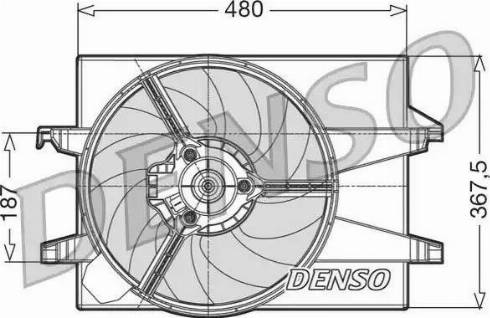 NPS DER10002 - Ventilators, Motora dzesēšanas sistēma autospares.lv