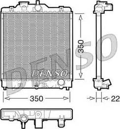 NPS DRM40003 - Радиатор, охлаждение двигателя www.autospares.lv