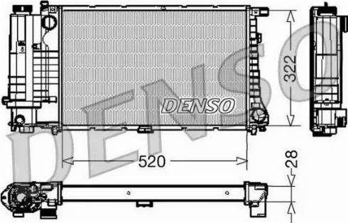 NPS DRM05045 - Radiators, Motora dzesēšanas sistēma www.autospares.lv